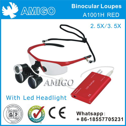 Binocular Loupes with LED lamp